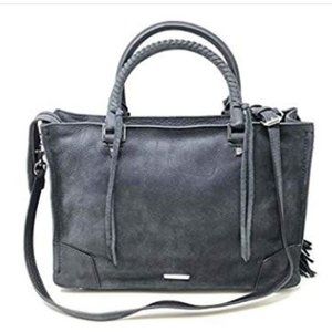 Rebecca Minkoff Black Suede Regan Satchel
